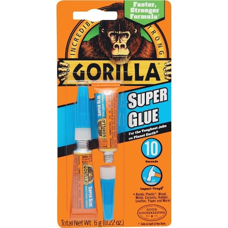 Gorilla Glue Gorilla 0.11 Oz. Liquid Super Glue, 2PK 7800109